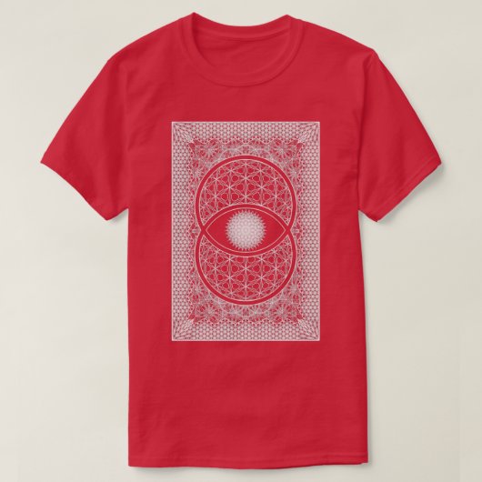 Vesica Picsis Sacred Geometry T-shirt (Design voorkant)