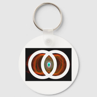 Vesica Piscis Hourglass Nebula Sleutelhanger