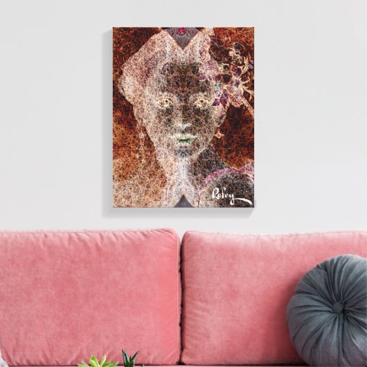 Vesica Venus door Rofey Canvas Afdruk (Insitu (Woonkamer))