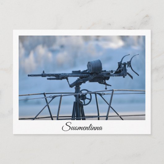 Vesikko-onderzeeër in het Suomenlinna-briefkaart Briefkaart (Voorkant)