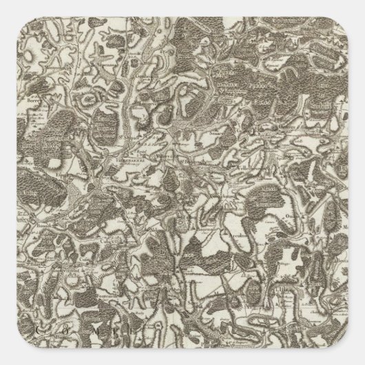 Vesoul Vierkante Sticker (Voorkant)