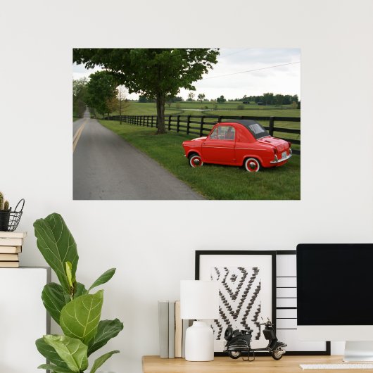 Vespa 400 poster (Thuiskantoor)