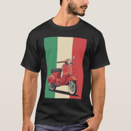 Vespa Italiaanse vlag T-shirt