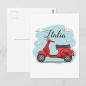 Vespa Italië Briefkaart (Voorkant / Achterkant)