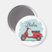 Vespa Italië Magneet (Voorkant / Achterkant)