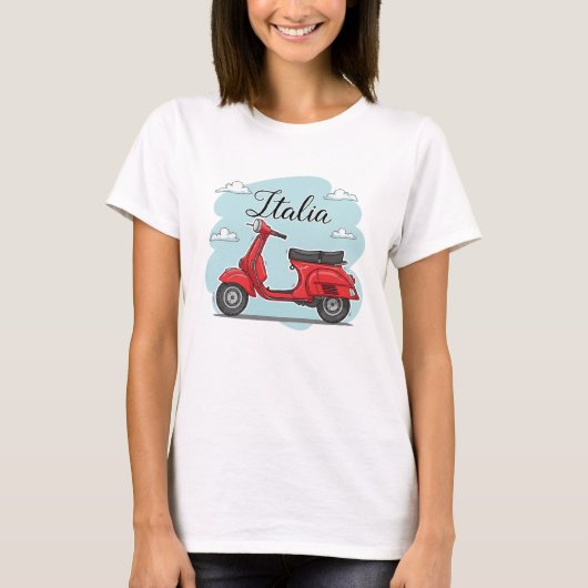 Vespa Italië T-shirt (Voorkant)