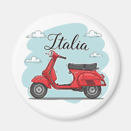 Vespa Italy Magneet