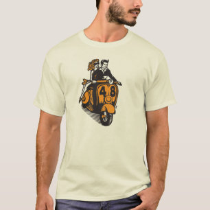 Vespa-retro-rit T-shirt