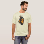 Vespa-retro-rit T-shirt (Voorkant volledig)