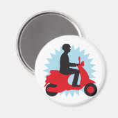 Vespa scooter magneet (Voorkant / Achterkant)