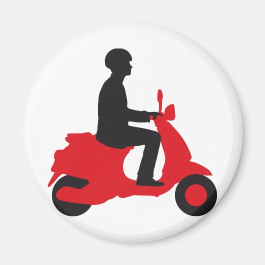 Vespa scooter magneet (Voorkant)