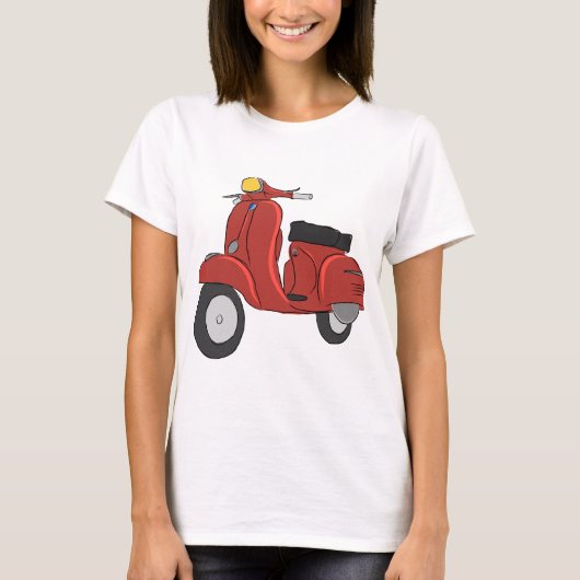 Vespa SS Scooter T-shirt (Voorkant)