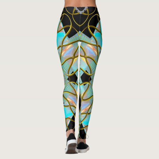 Vespadash Moderne leuke workout Leggings (Achterkant)