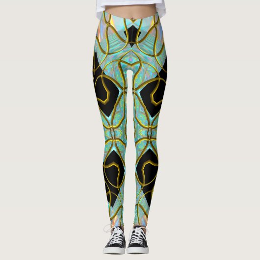 Vespadash Moderne leuke workout Leggings (Voorkant)