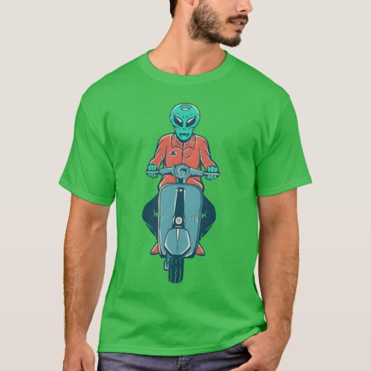 Vespaour in Scape grappig T-shirt (Voorkant)