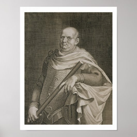 Vespasiaans (9-79 AD) keizer van Rome 69-79 AD eng Poster (Voorkant)