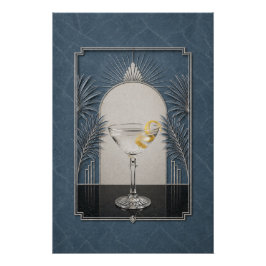 Vesper Art Deco Poster | Bar Kunst