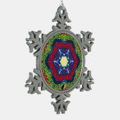 Vesper Kaleidoscope Snowflake Ornament (Links)