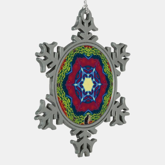 Vesper Kaleidoscope Snowflake Ornament (Links)