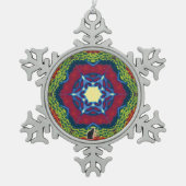 Vesper Kaleidoscope Snowflake Ornament (Voorkant)