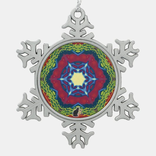 Vesper Kaleidoscope Snowflake Ornament (Voorkant)