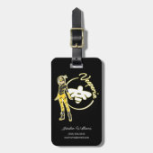 Vesperia badge bagagelabel (Voorkant verticaal)