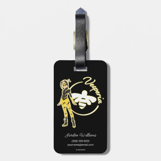 Vesperia badge bagagelabel (Achterkant verticaal)