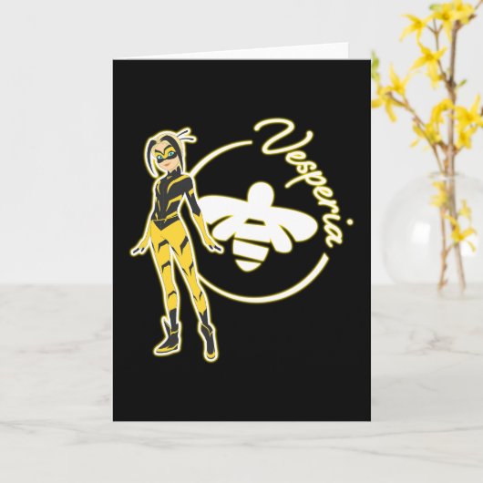 Vesperia badge kaart (Gele Bloem)