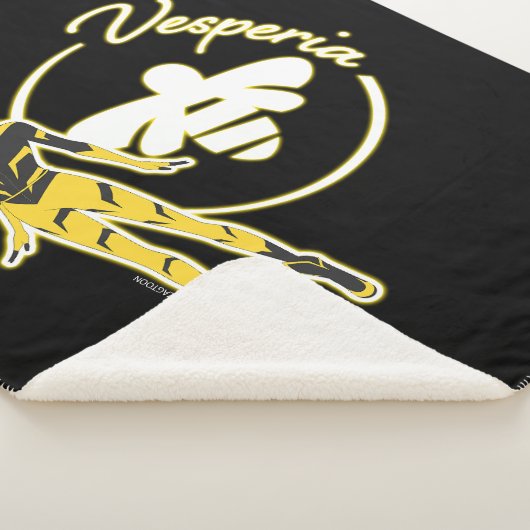 Vesperia badge sherpa deken (3/4)