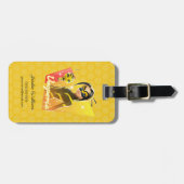 Vesperie en pollen bagagelabel (Voorkant horizontaal)