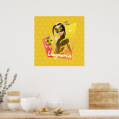 Vesperie en pollen poster (Keuken)