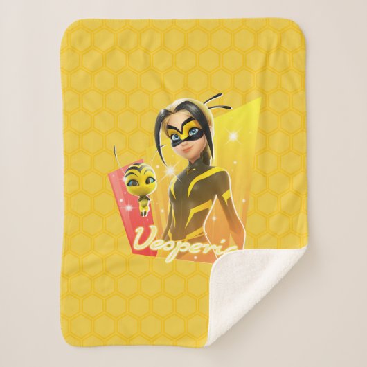 Vesperie en pollen sherpa deken (Voorkant)