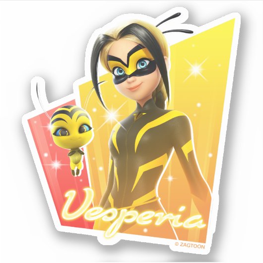 Vesperie en pollen sticker (Voorkant)