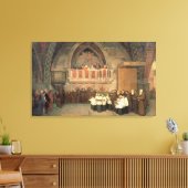 Vespers in de Sint-Francis-kerk Canvas Afdruk (Insitu (Woonkamer))
