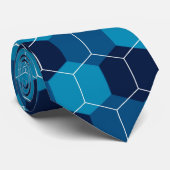 Vespiary (blauw) Stropdas (Opgerold)