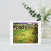 Vessenots Near Auvers Van Gogh Fine Art Briefkaart (Staand voorkant)