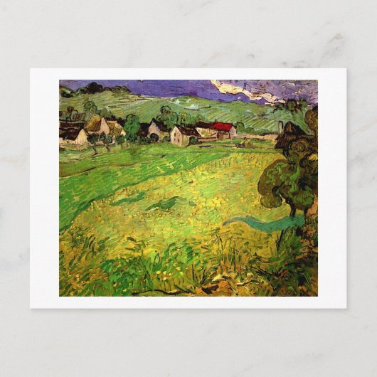 Vessenots Near Auvers Van Gogh Fine Art Briefkaart (Voorkant)