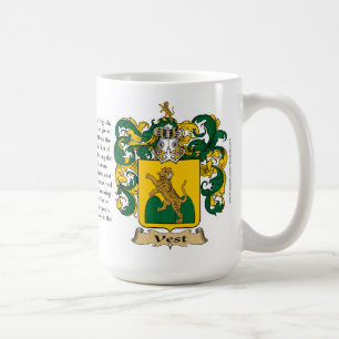 Vest, de oorsprong, de betekenis en de rest koffiemok