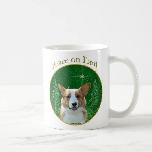 Vest Welsh Corgi Peace Koffiemok (Rechts)