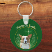 Vest Welsh Corgi Peace Sleutelhanger (Achterkant)