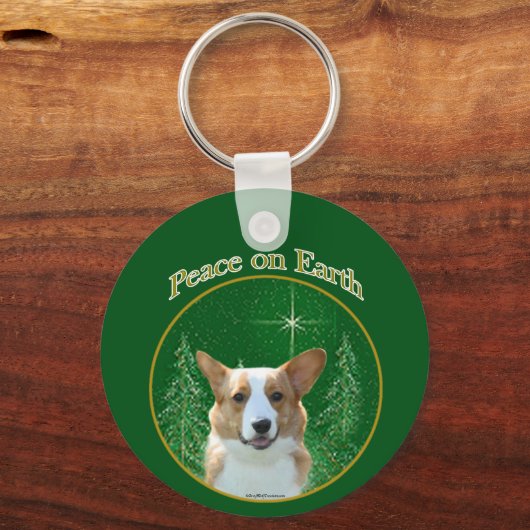 Vest Welsh Corgi Peace Sleutelhanger (Achterkant)
