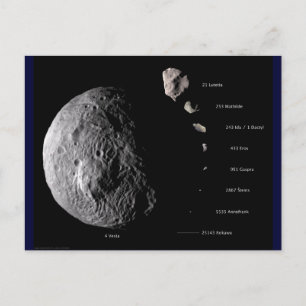 Vesta- en Asteroïdgalerie Briefkaart