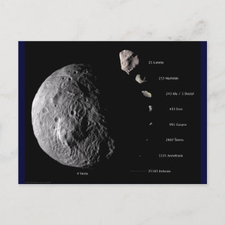 Vesta- en Asteroïdgalerie Briefkaart
