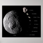 Vesta- en Asteroïdgalerie Poster (Voorkant)