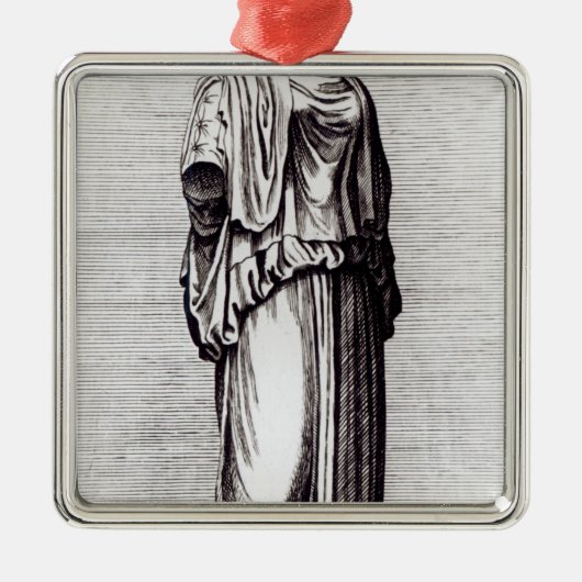 Vestal Virgin, c.1653 Metalen Ornament (Voorkant)