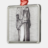 Vestal Virgin, c.1653 Metalen Ornament (Links)