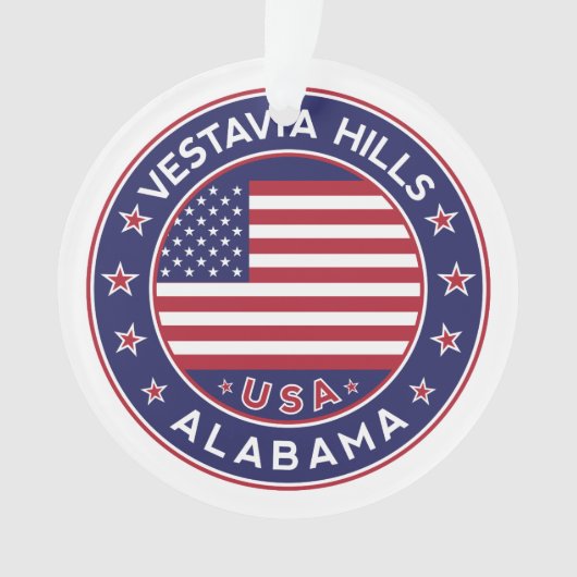 Vestavia Hills, Alabama Ornament (voorkant)
