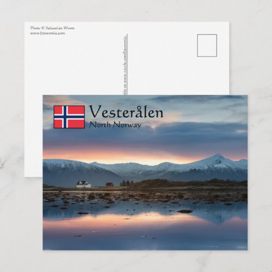 Vesteralen Eilanden Noorwegen Briefkaart (Voorkant / Achterkant)