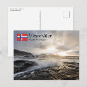 Vesteralen Eilanden Noorwegen Briefkaart (Voorkant / Achterkant)