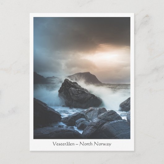 Vesterålen Noorwegen Briefkaart (Voorkant)